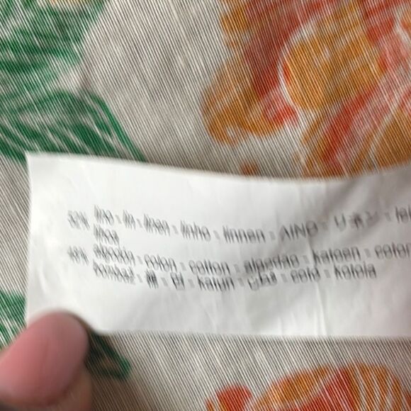 Zara Kids Girls Floral Dress Dress in Orange and Yellow - Picture 4 of 4